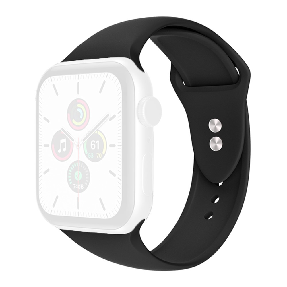 Apple Watch 44/45mm - Silicone Band All Black