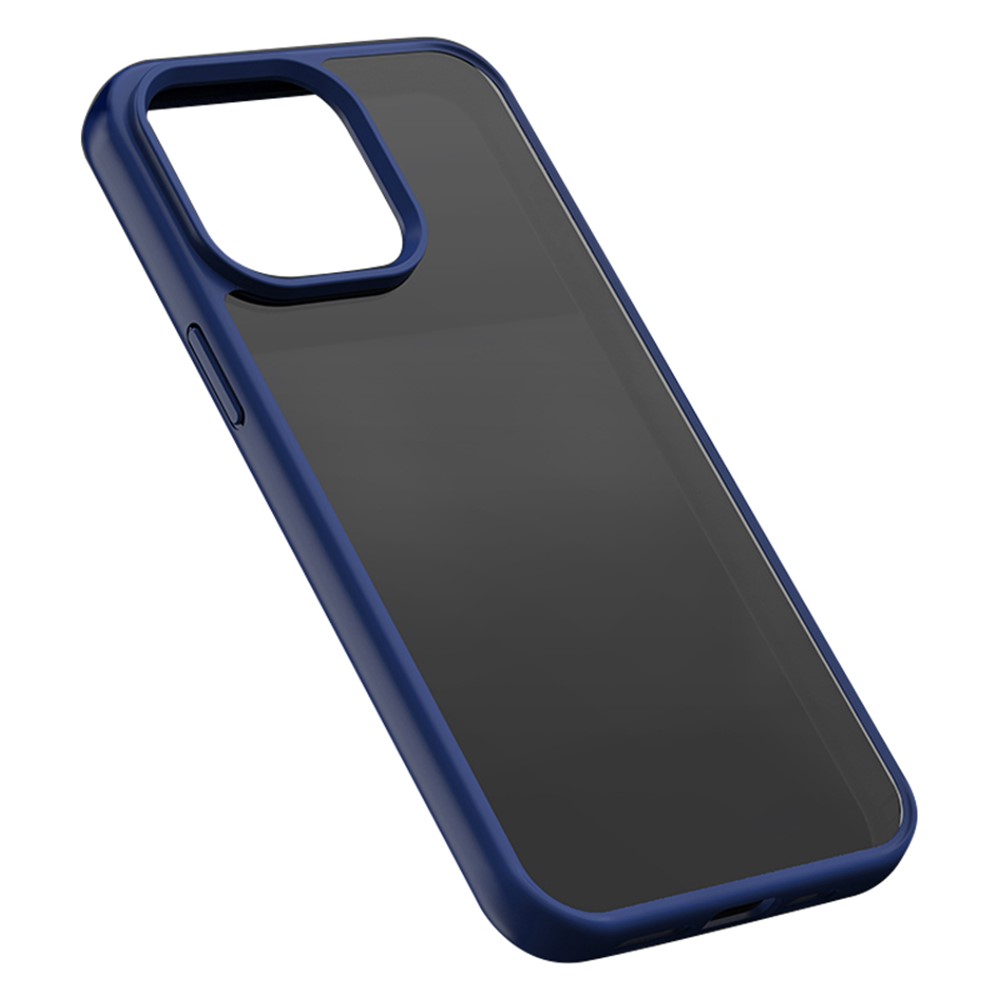 iPhone 15 - X-LEVEL Rubberized Series Navy Blue — estuche