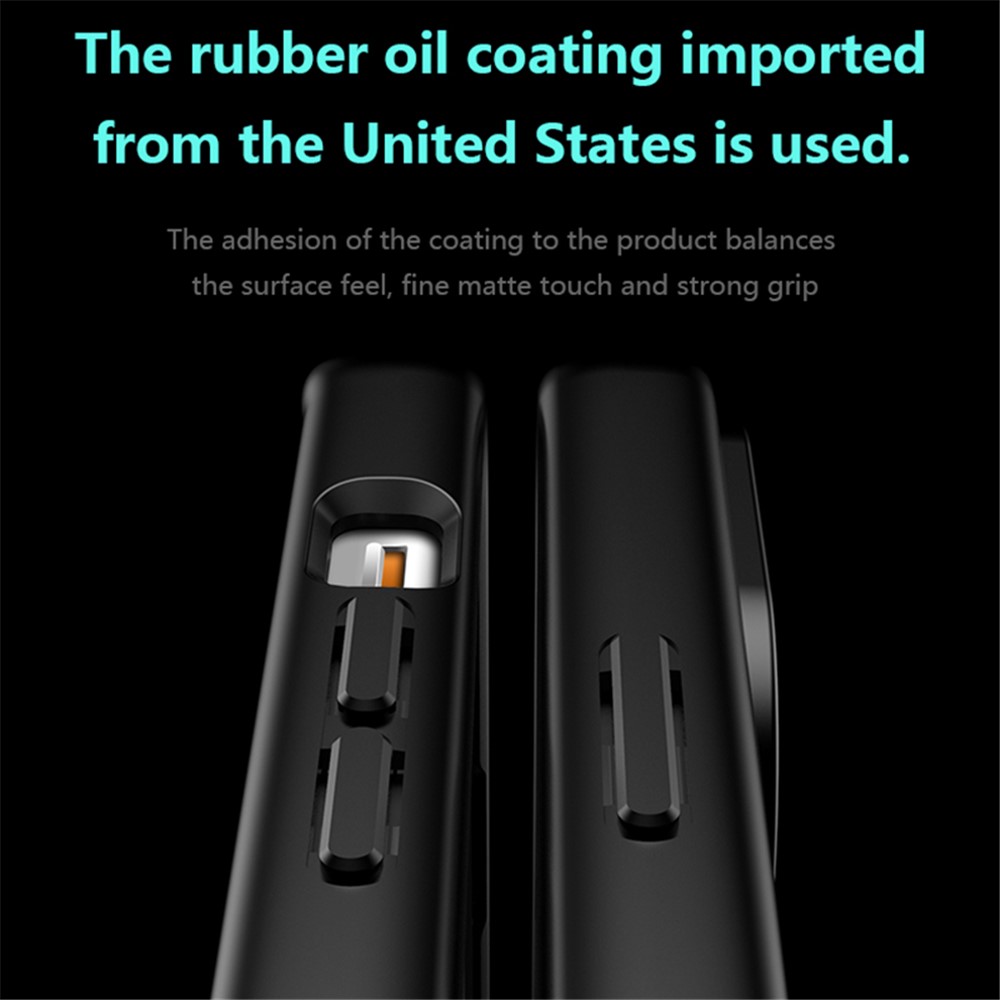 iPhone 15 - X-LEVEL Rubberized Series Black — estuche (foto 7 de 7)