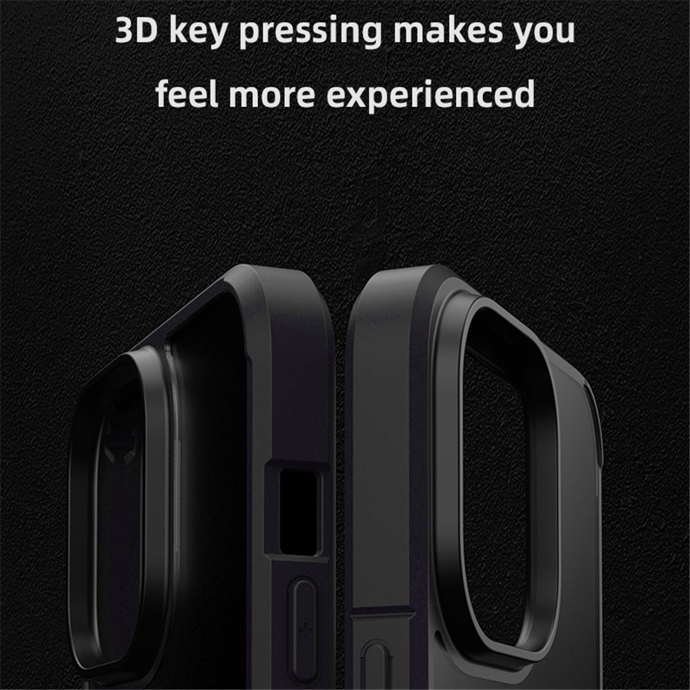 iPhone 15 Pro Max - X-LEVEL Anti-Fall Matte Black — estuche (foto 4 de 5)