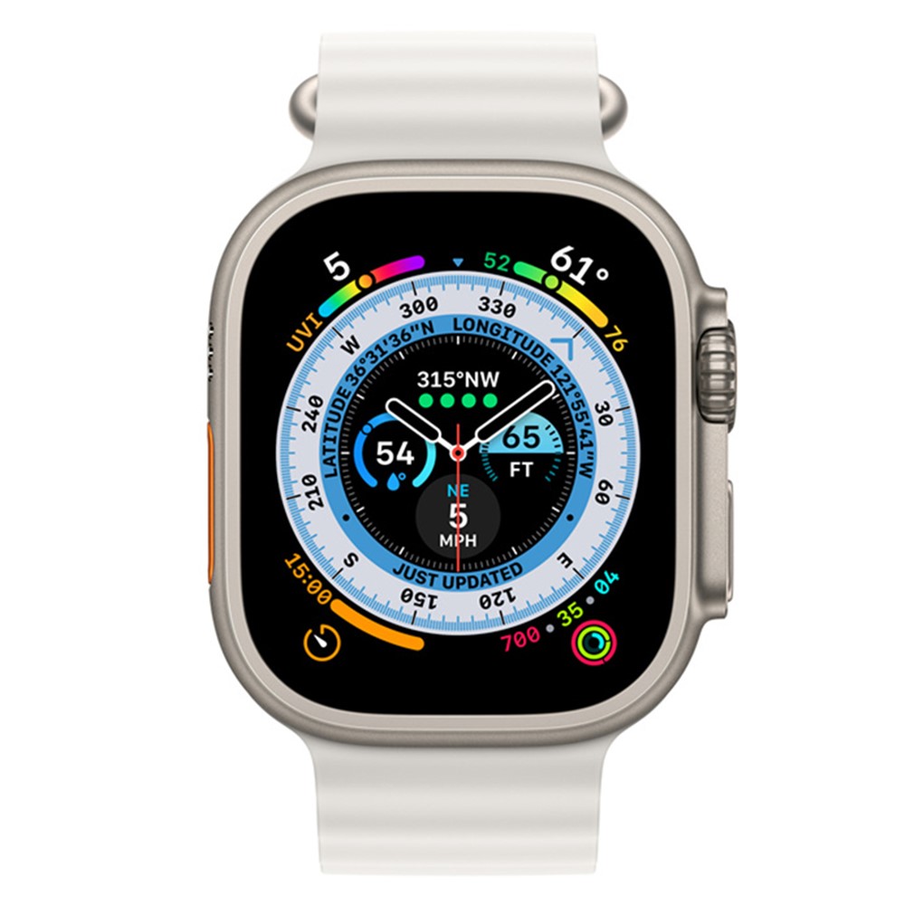 Apple Watch 45/49mm - Ocean Band Starlight — correa (foto 2 de 6)