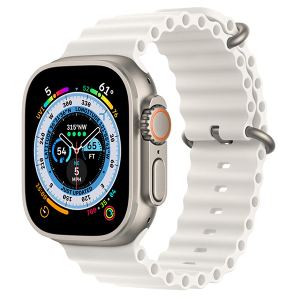 Apple Watch 45/49mm - Ocean Band Starlight — correa (foto 3 de 6)