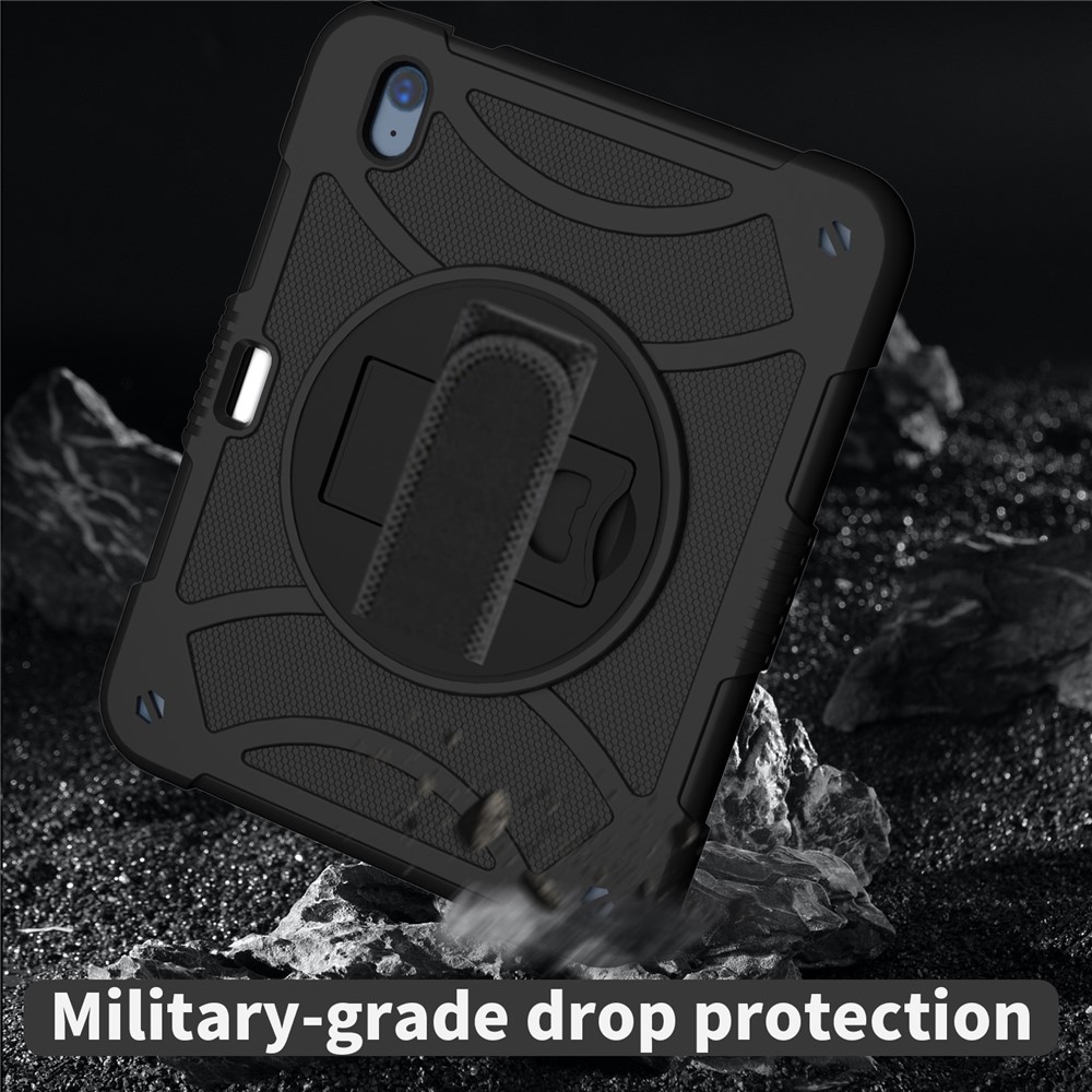 iPad 10.9 2022 - Shockproof With Handle Strap Black — estuche (foto 2 de 6)