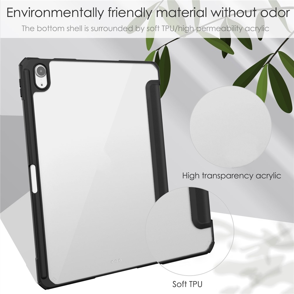 iPad Air 11 2024 - PU Leather Acrylic Black — estuche (foto 8 de 8)