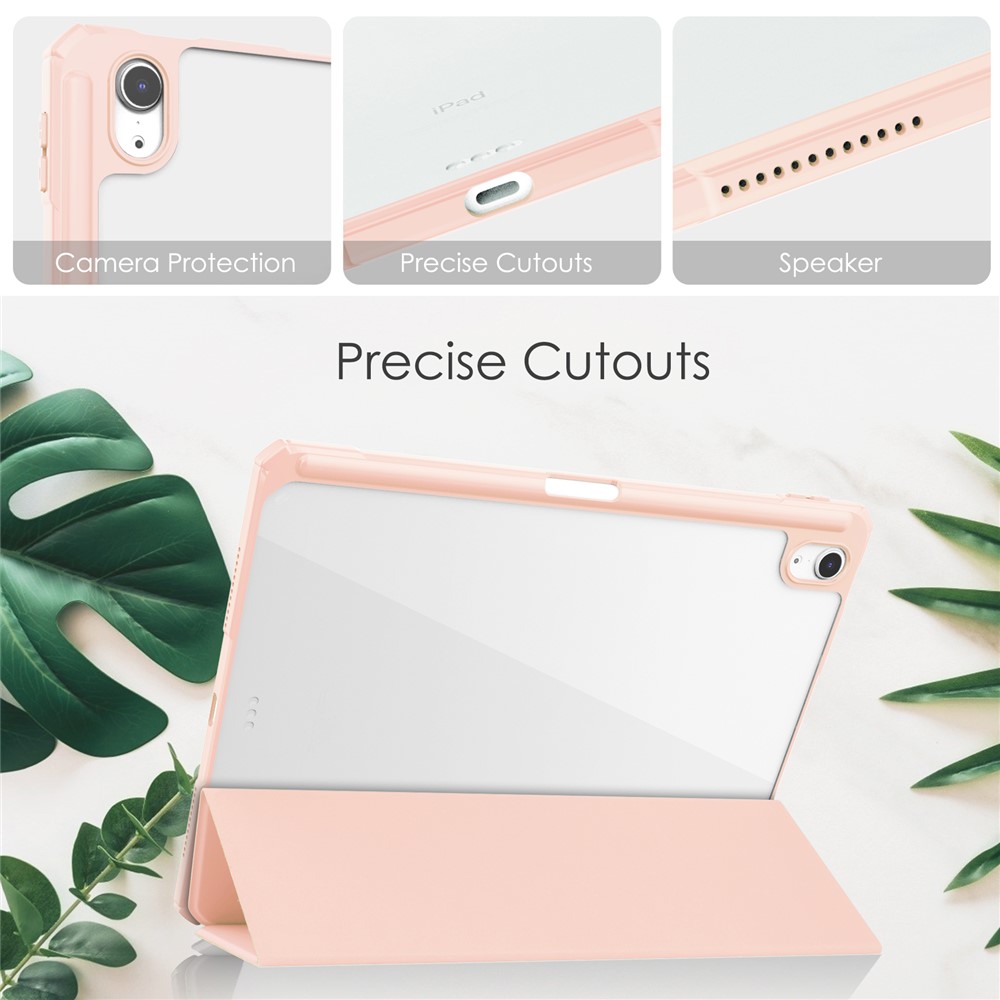 iPad Air 11 2024 - PU Leather Acrylic Pink — estuche (foto 4 de 8)