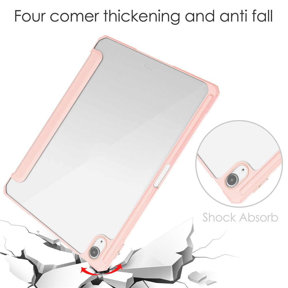 iPad Air 11 2024 - PU Leather Acrylic Pink — estuche (foto 6 de 8)