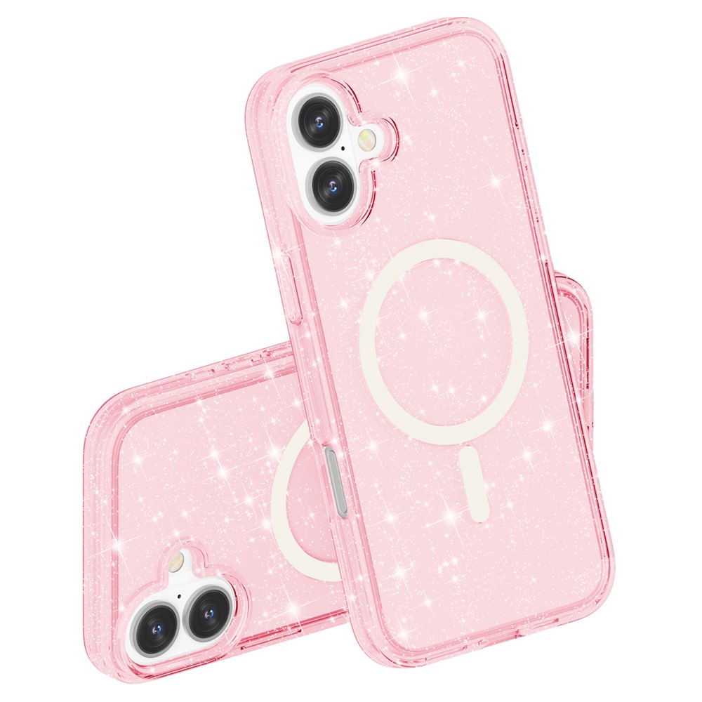 iPhone 16 - Glitter Powder With MagSafe Pink — estuche (foto 6 de 8)