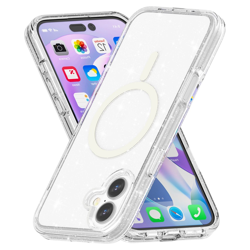 iPhone 16 - Glitter Powder With MagSafe Transparent — estuche (foto 4 de 8)