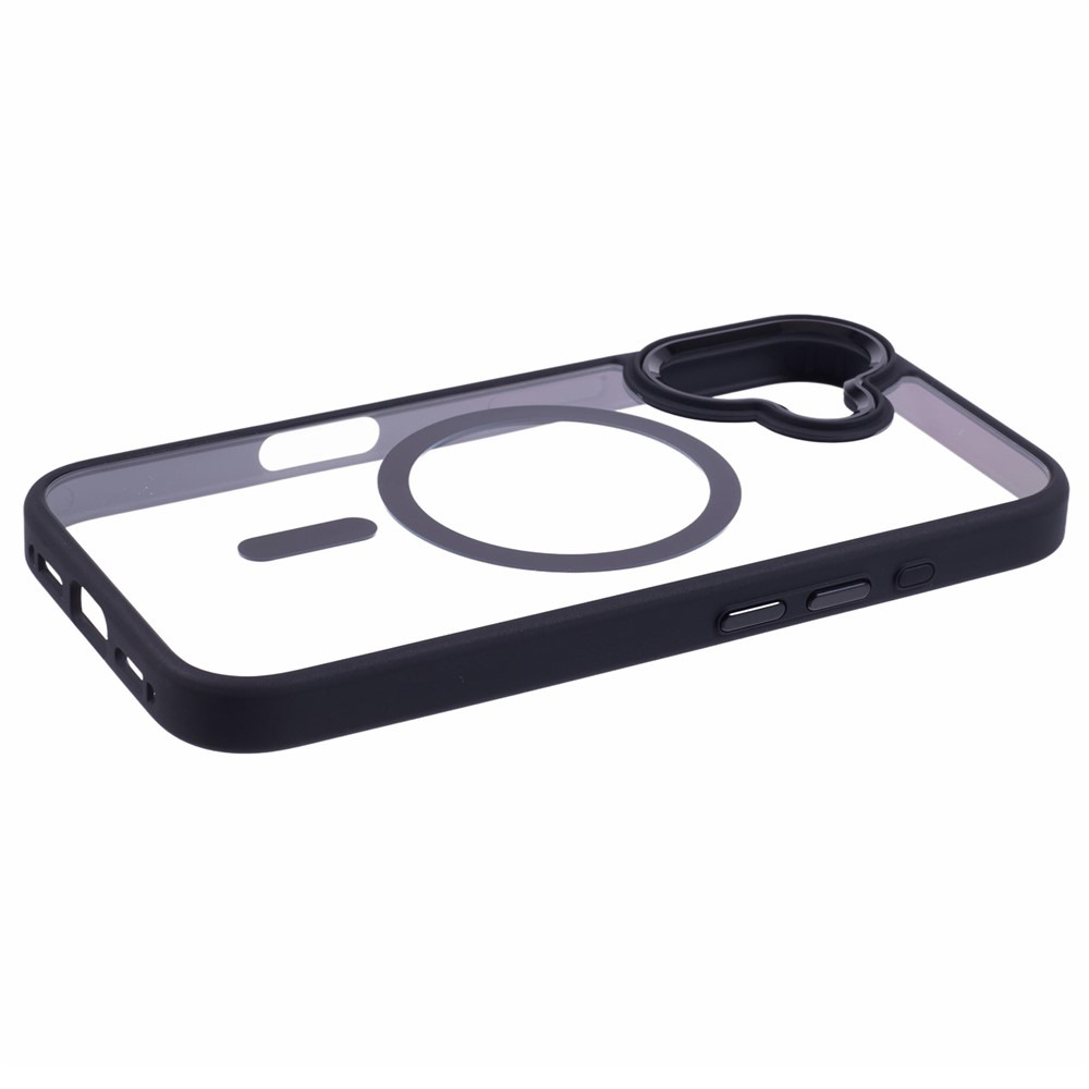 iPhone 16 - TPU Clear Cover With MagSafe Black — estuche (foto 6 de 7)