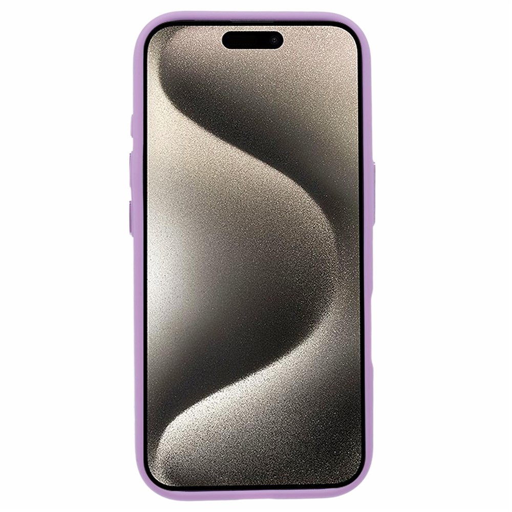 iPhone 16 - TPU Clear Cover With MagSafe Purple — estuche (foto 2 de 7)