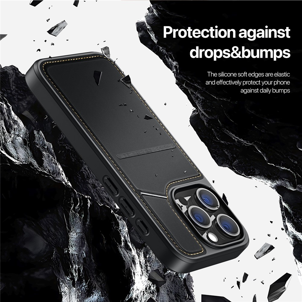 iPhone 16 Pro - DUX DUCIS Rafi Series Magnetic Black — estuche (foto 12 de 17)