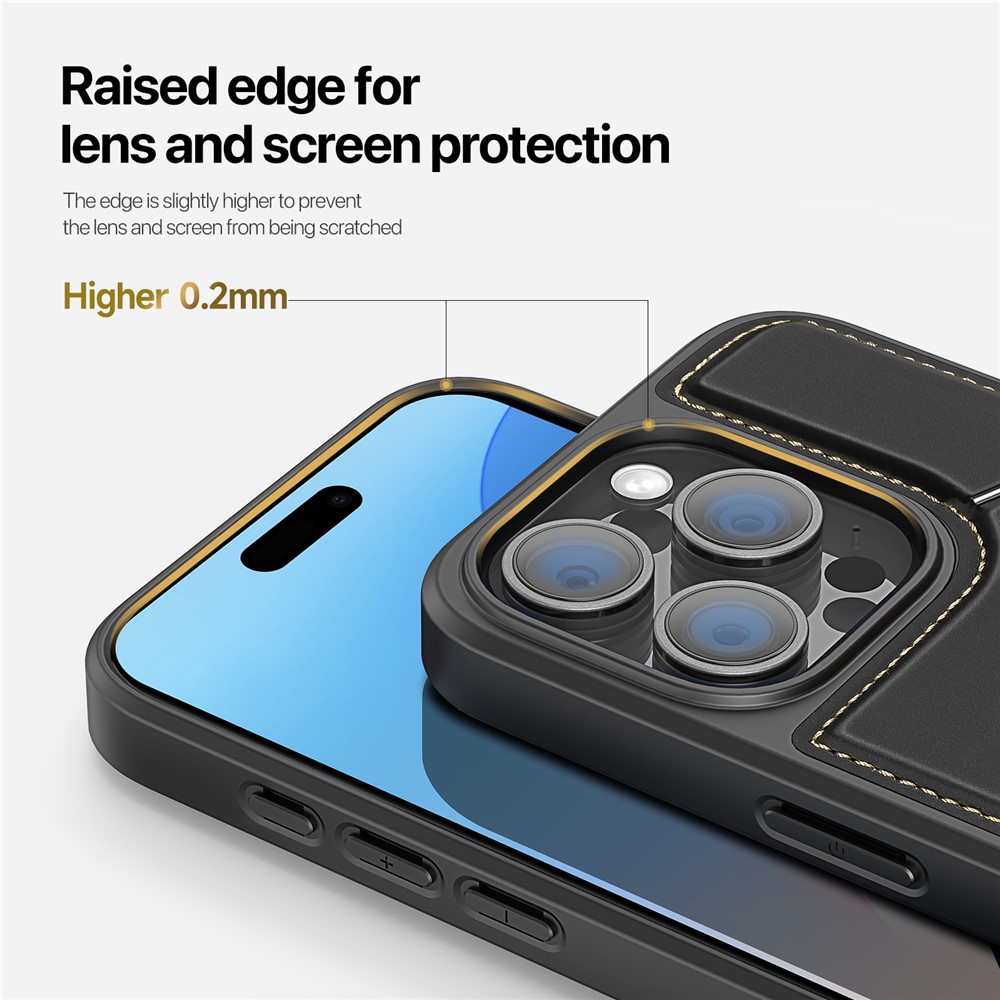 iPhone 16 Pro - DUX DUCIS Rafi Series Magnetic Black — estuche (foto 14 de 17)