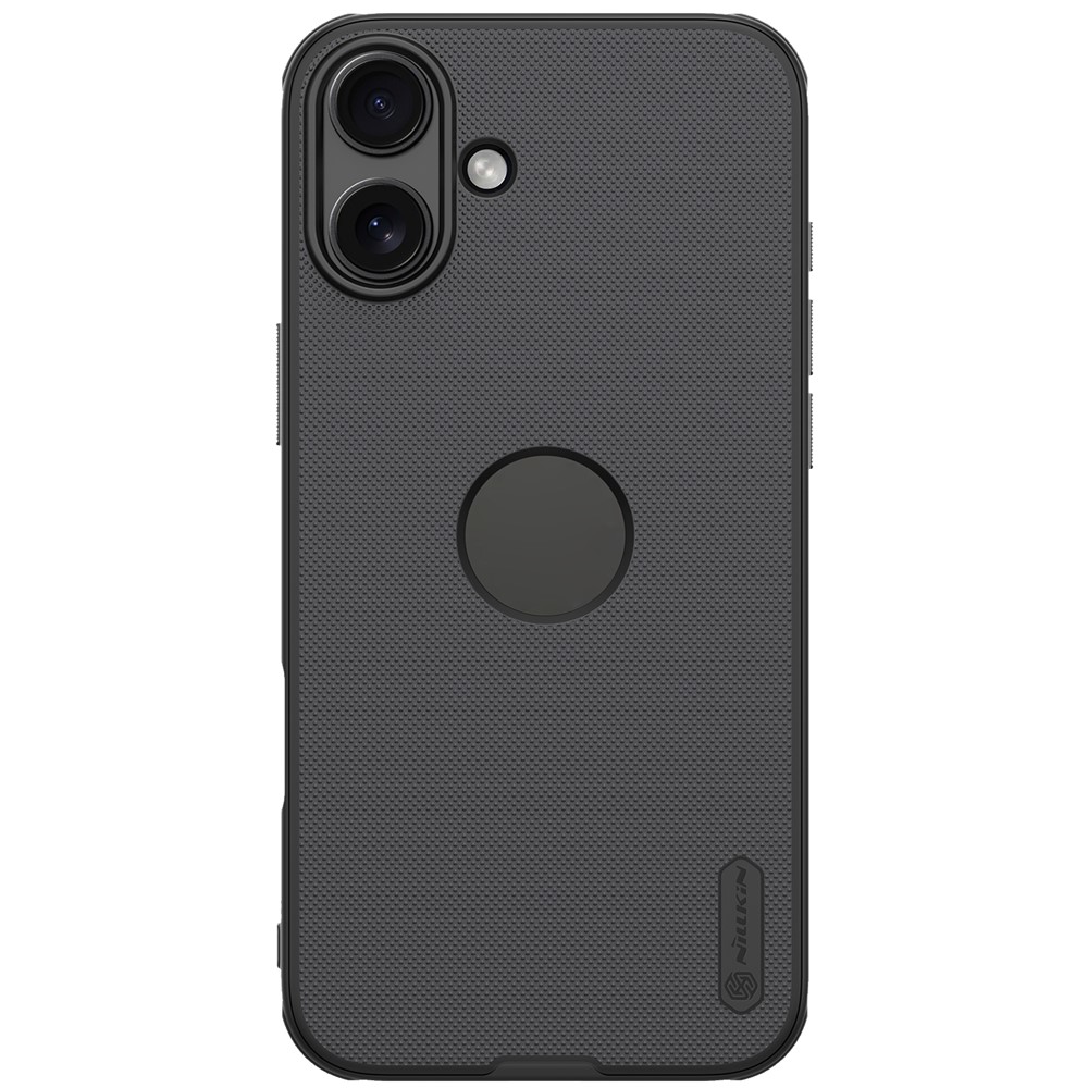 iPhone 16 - NILLKIN Frosted With Logo Hole Black