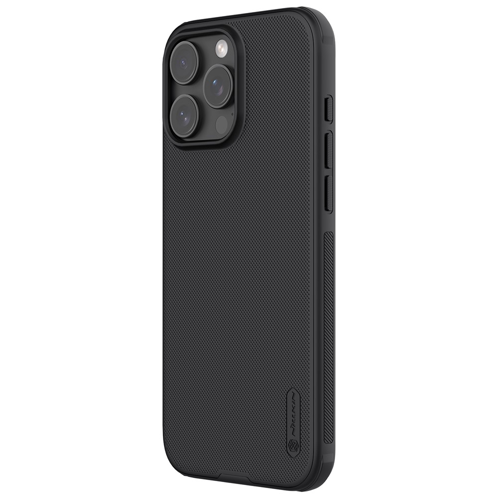 iPhone 16 Pro - NILLKIN Frosted Black — estuche (foto 2 de 11)