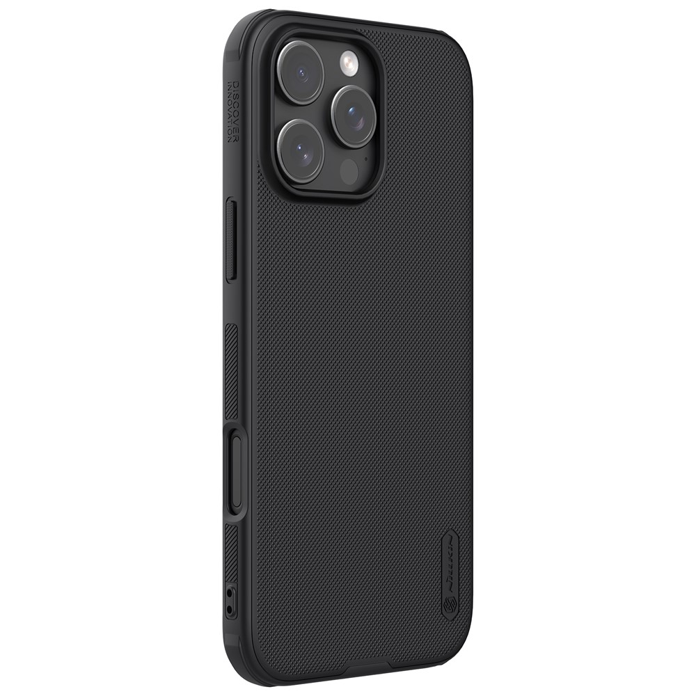 iPhone 16 Pro - NILLKIN Frosted Black — estuche (foto 3 de 11)