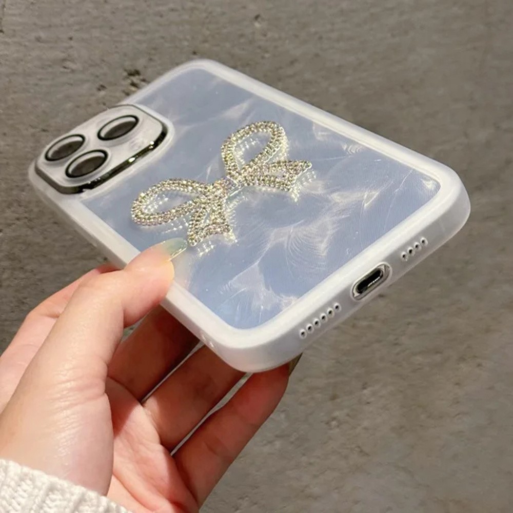 iPhone 16 Pro Max - Electroplating With Beaded Strap Double Love — estuche (foto 5 de 6)