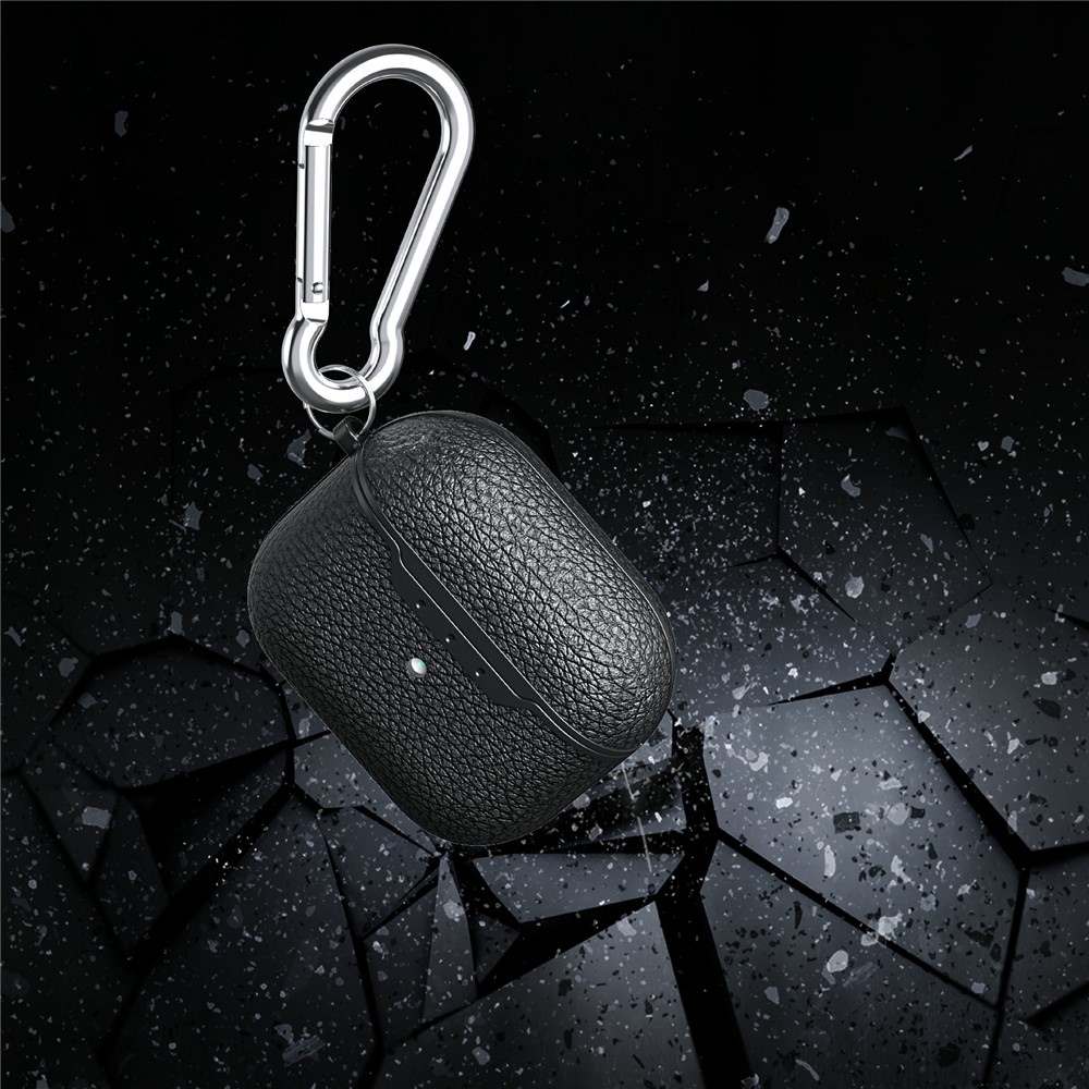 Apple AirPods 4 - Litchi Texture Black — estuche (foto 3 de 6)