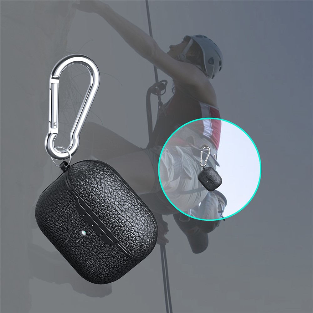 Apple AirPods 4 - Litchi Texture Blue — estuche (foto 5 de 6)