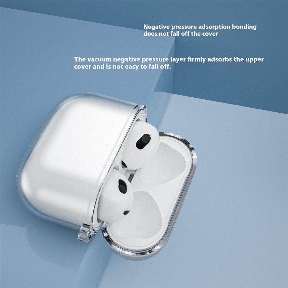 Apple AirPods 4 - TPU Glitter Transparent — estuche (foto 6 de 12)