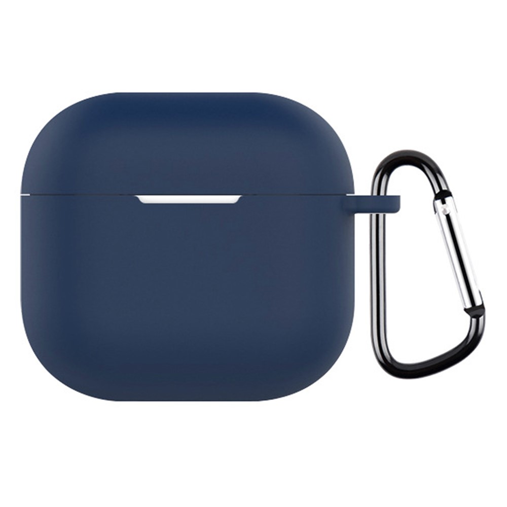 Apple AirPods 4 - Silicone Case With Hook Midnight Blue
