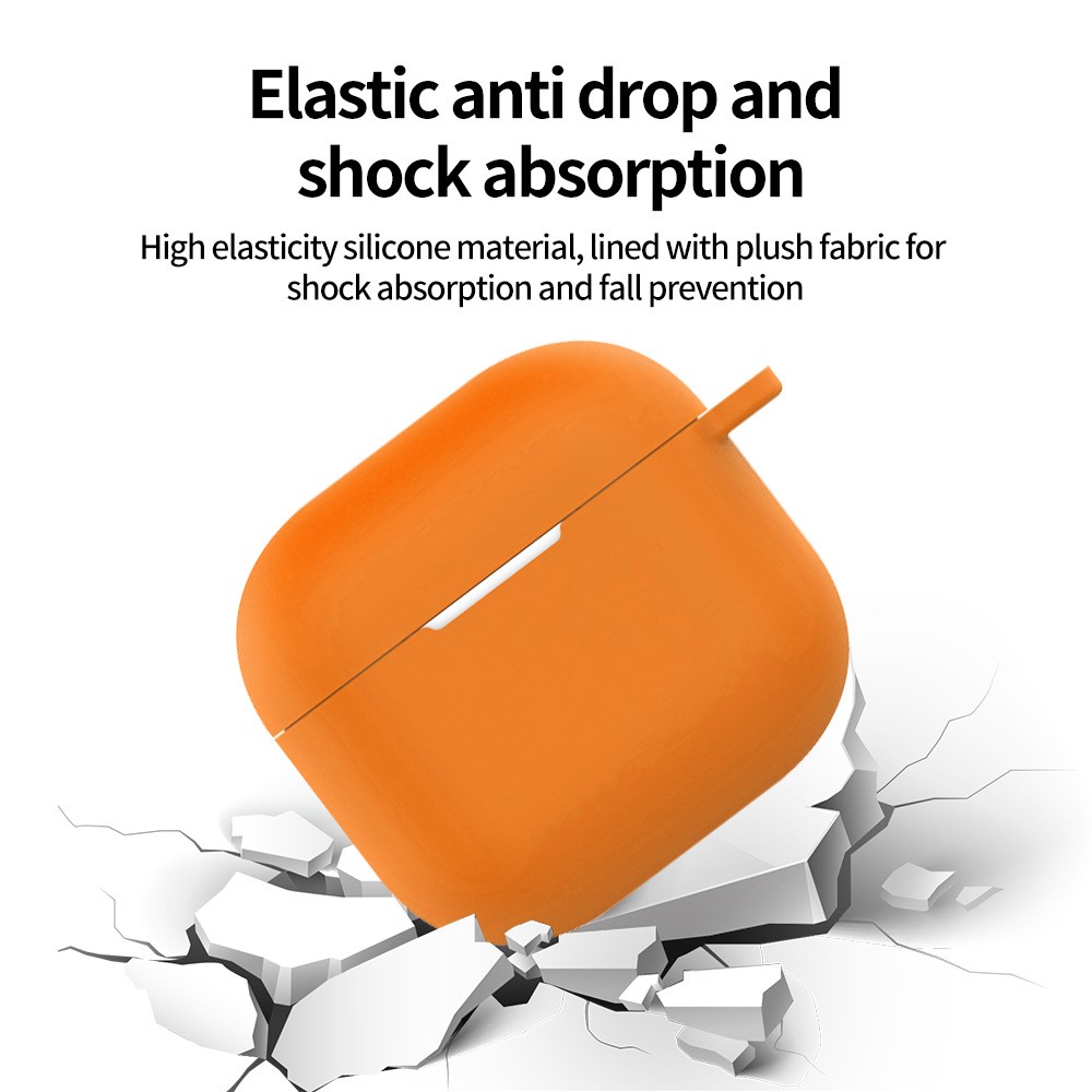 Apple AirPods 4 - Silicone Case With Hook Midnight Blue — estuche (foto 2 de 7)
