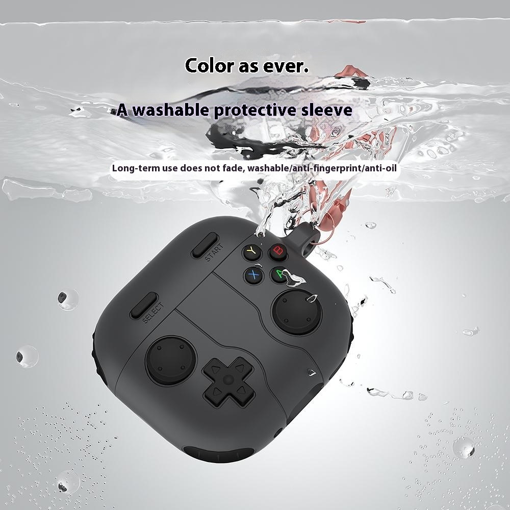 Apple AirPods 4 - Silicone 3D Game Console Dark Grey — estuche (foto 7 de 9)