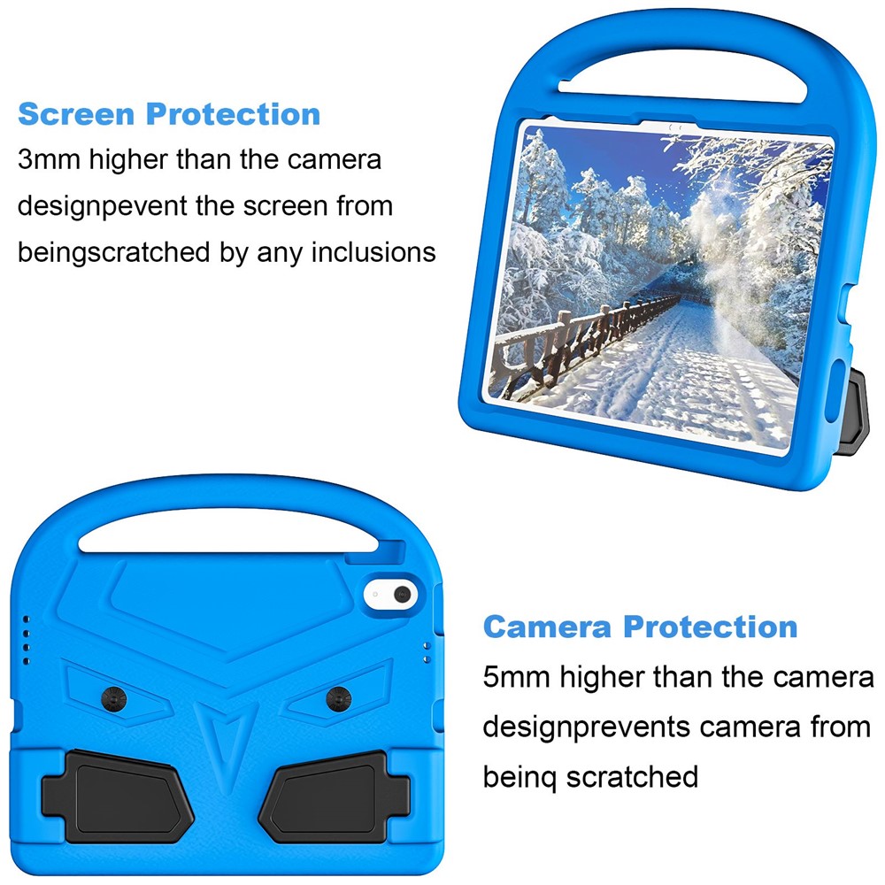 iPad 10.9 2022 - EVA Shockproof Handle Blue — estuche (foto 2 de 10)