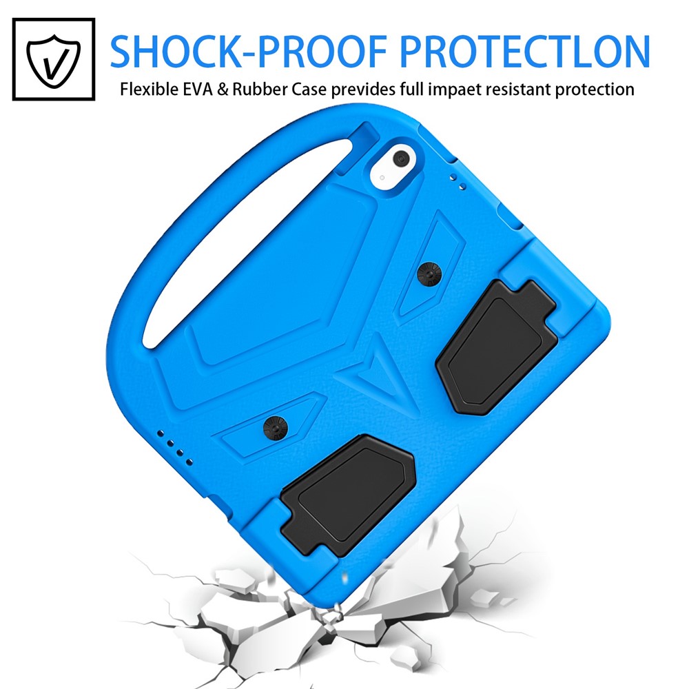 iPad 10.9 2022 - EVA Shockproof Handle Blue — estuche (foto 4 de 10)