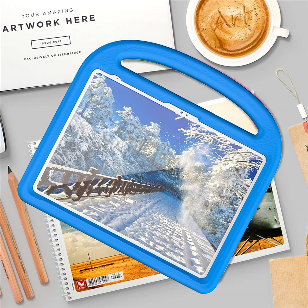 iPad 10.9 2022 - EVA Shockproof Handle Blue — estuche (foto 7 de 10)