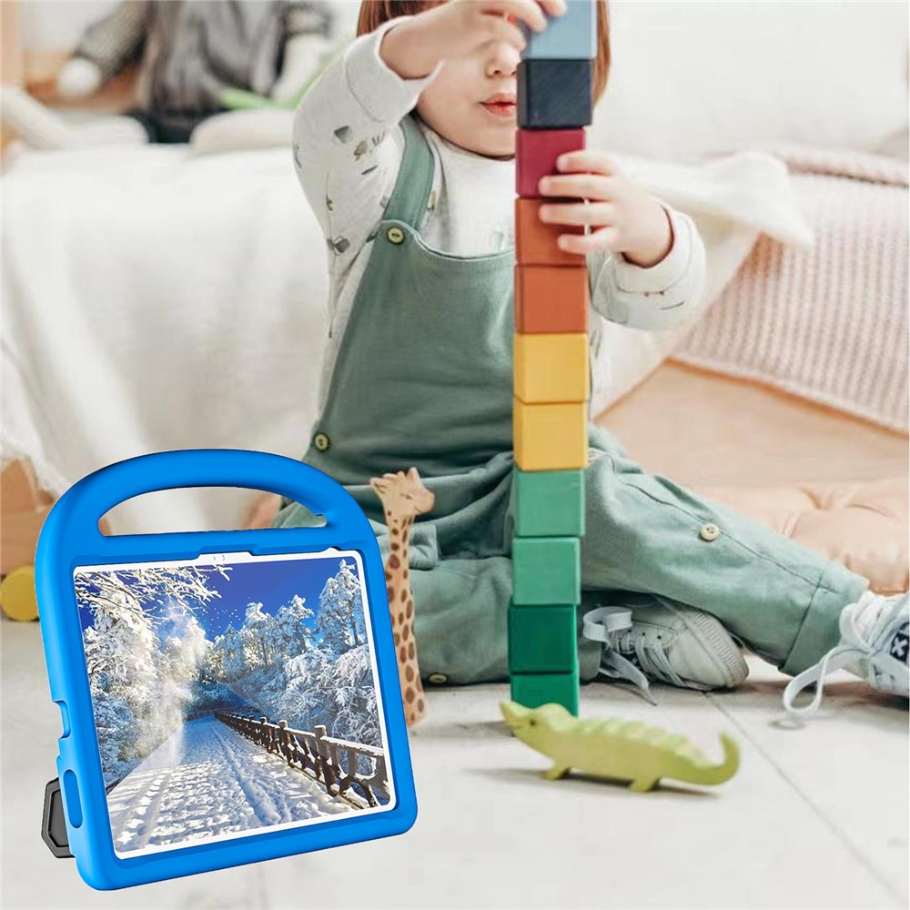 iPad 10.9 2022 - EVA Shockproof Handle Blue — estuche (foto 8 de 10)