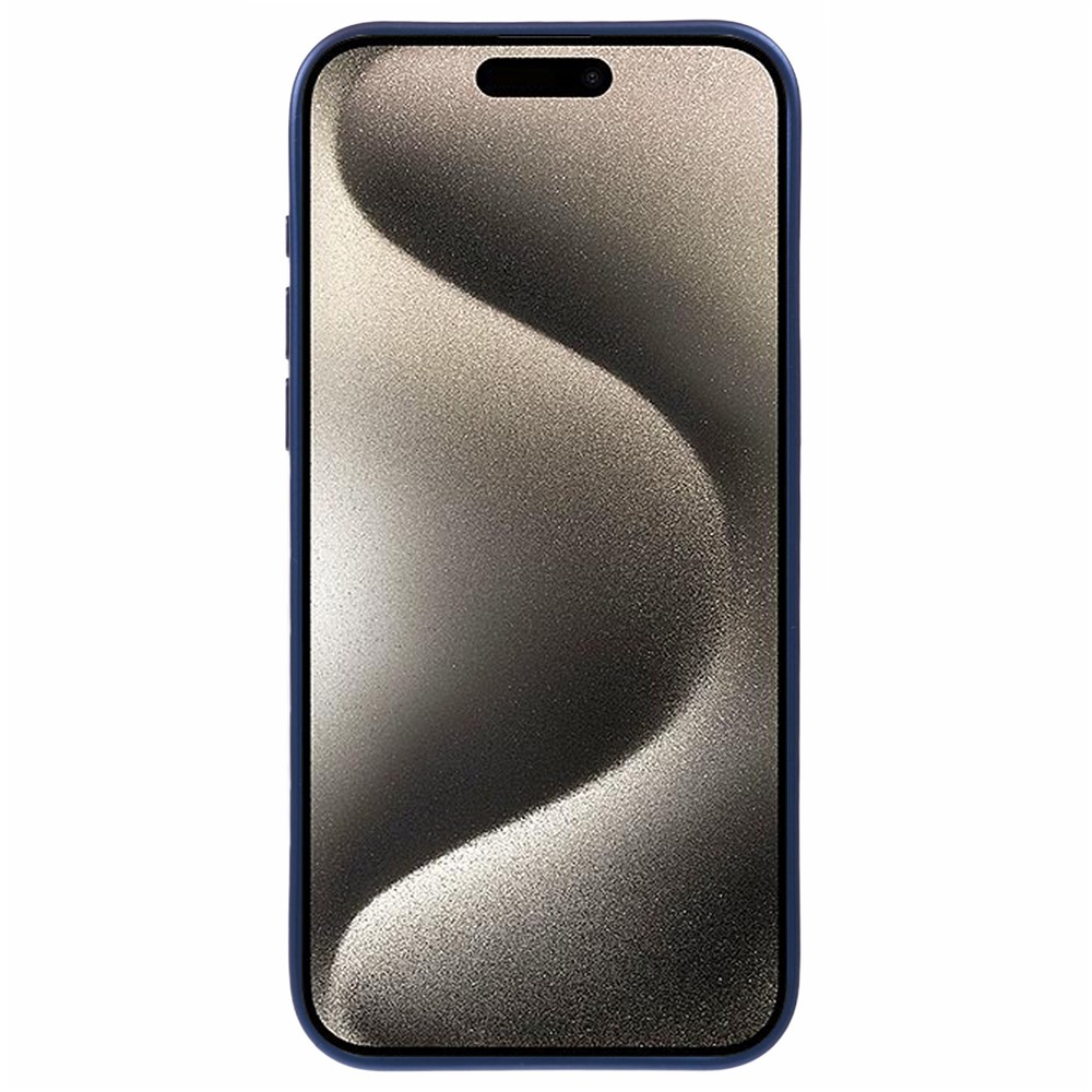 iPhone 15 Pro Max - X-LEVEL Geometric Leather Blue — estuche (foto 2 de 6)