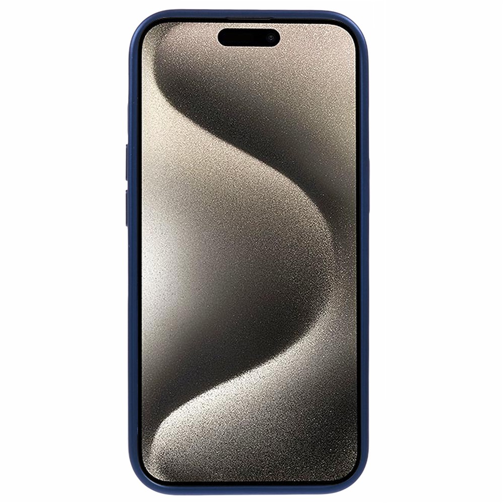 iPhone 15 - X-LEVEL Geometric Leather Blue — estuche (foto 2 de 6)