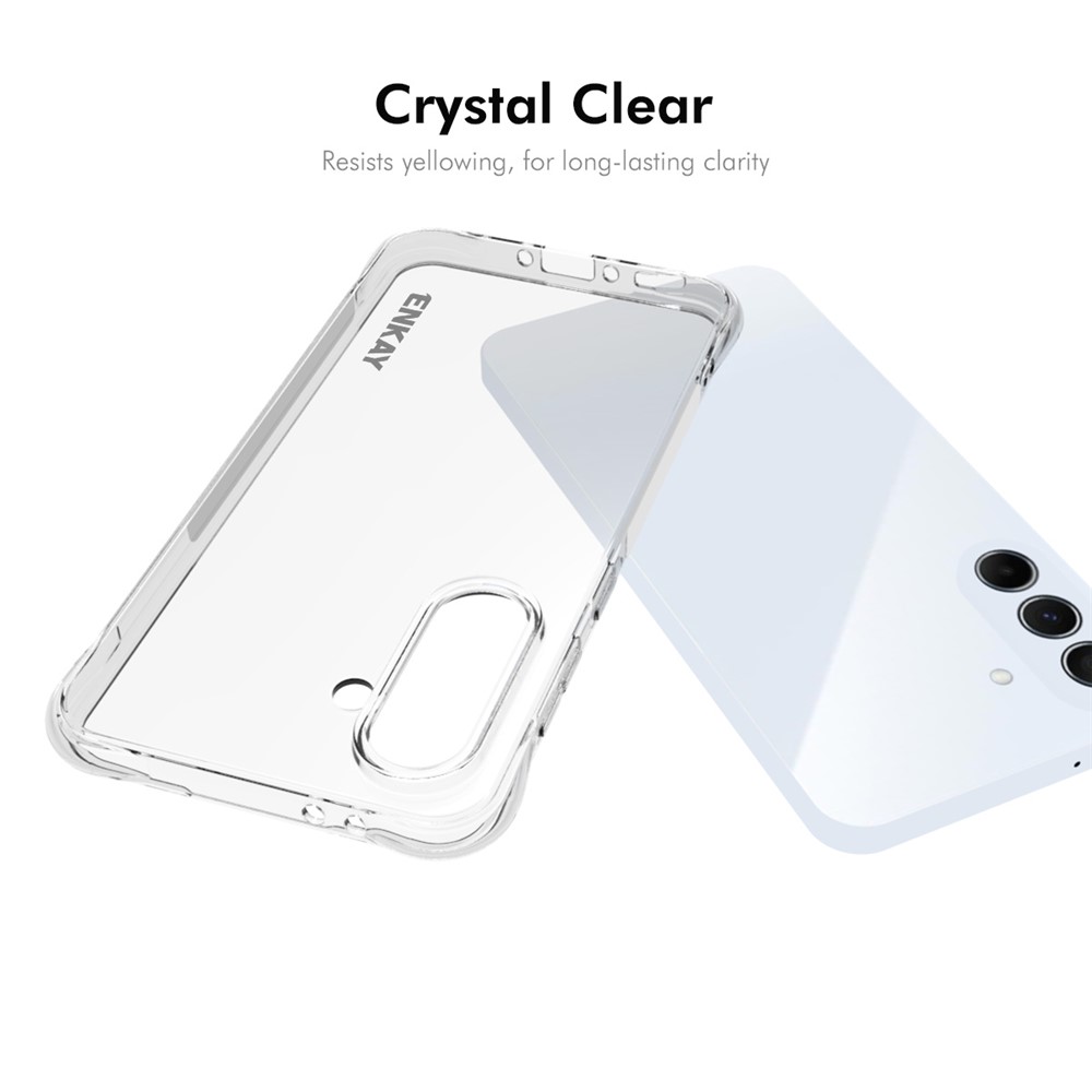 Samsung Galaxy A36/A56 - ENKAY TPU Transparent — estuche (foto 5 de 6)
