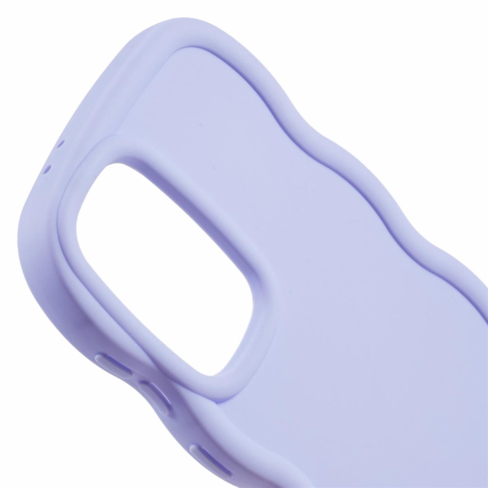 Samsung Galaxy A36/A56 - TPU Curly Wave Purple — estuche (foto 6 de 6)