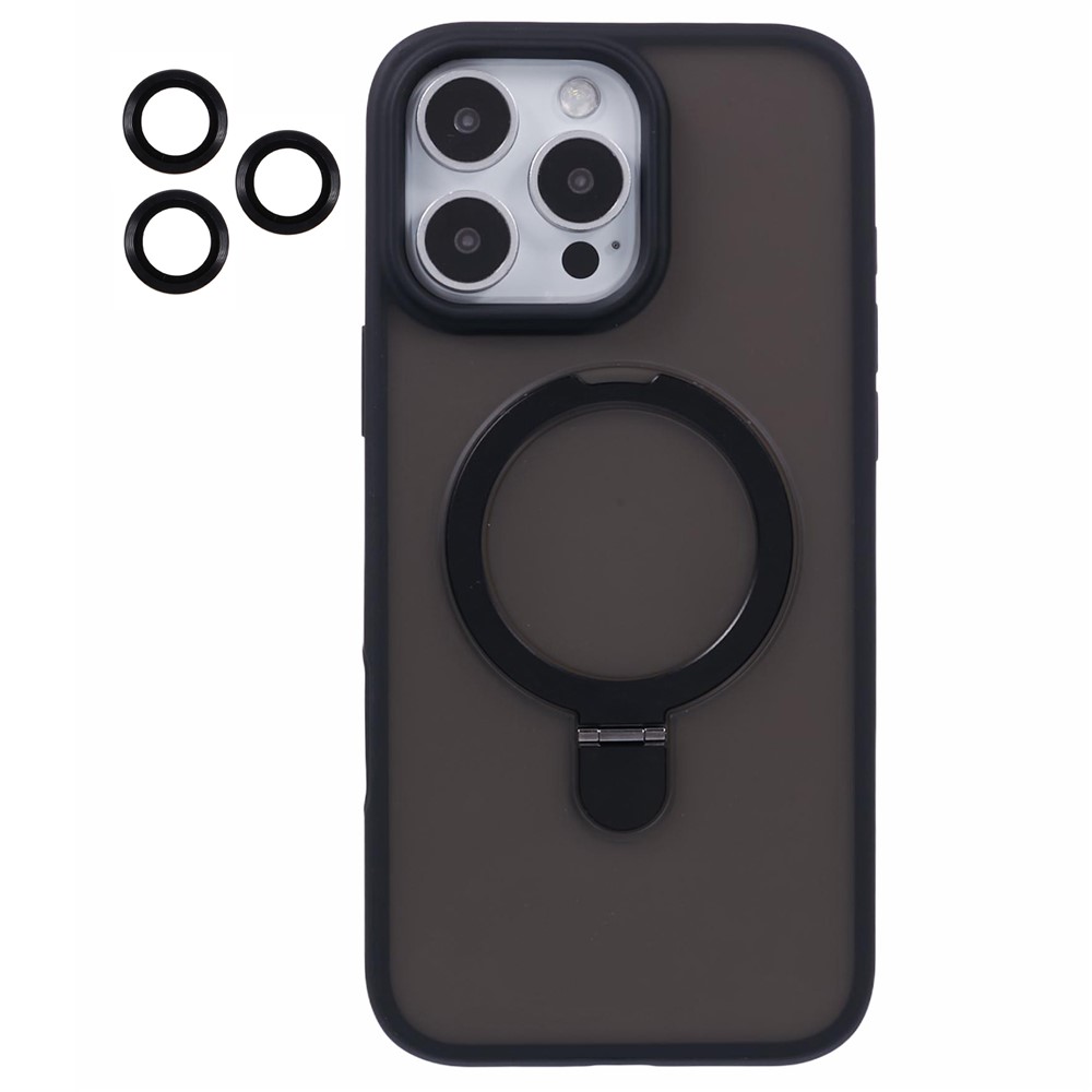 iPhone 16 Pro Max - PC+TPU With Lens Film Black