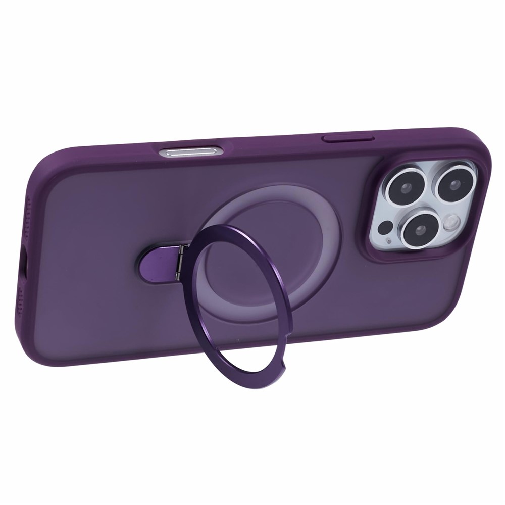 iPhone 16 Pro Max - PC+TPU With Lens Film Dark Purple — estuche (foto 5 de 9)