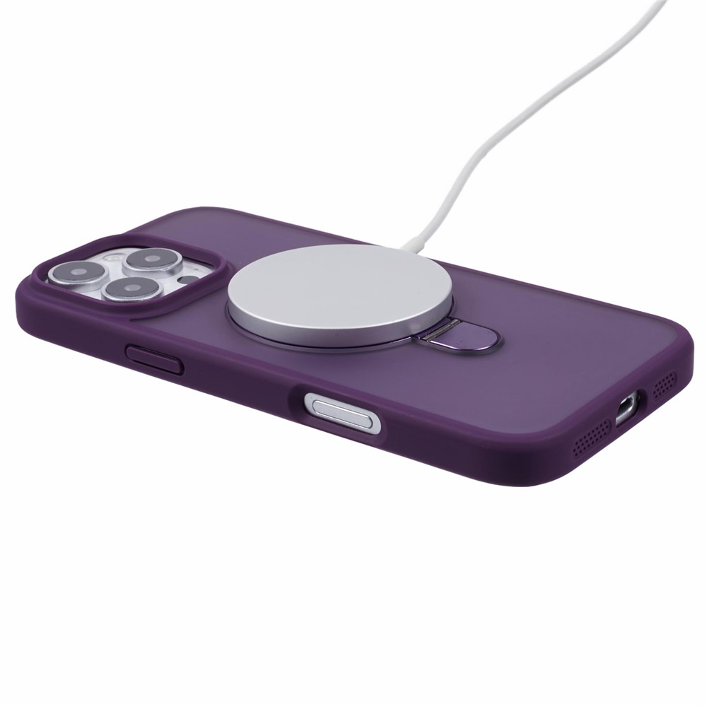 iPhone 16 Pro Max - PC+TPU With Lens Film Dark Purple — estuche (foto 6 de 9)