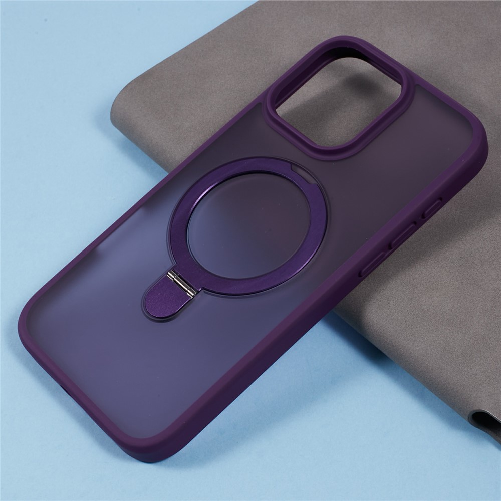 iPhone 16 Pro Max - PC+TPU With Lens Film Dark Purple — estuche (foto 9 de 9)