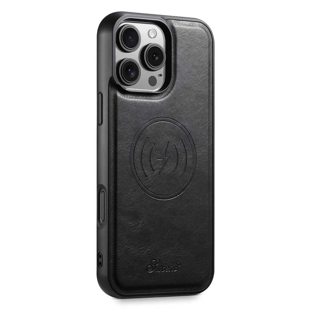 iPhone 16 Pro Max - Magnetic Detachable Card Holder Black — estuche (foto 3 de 12)