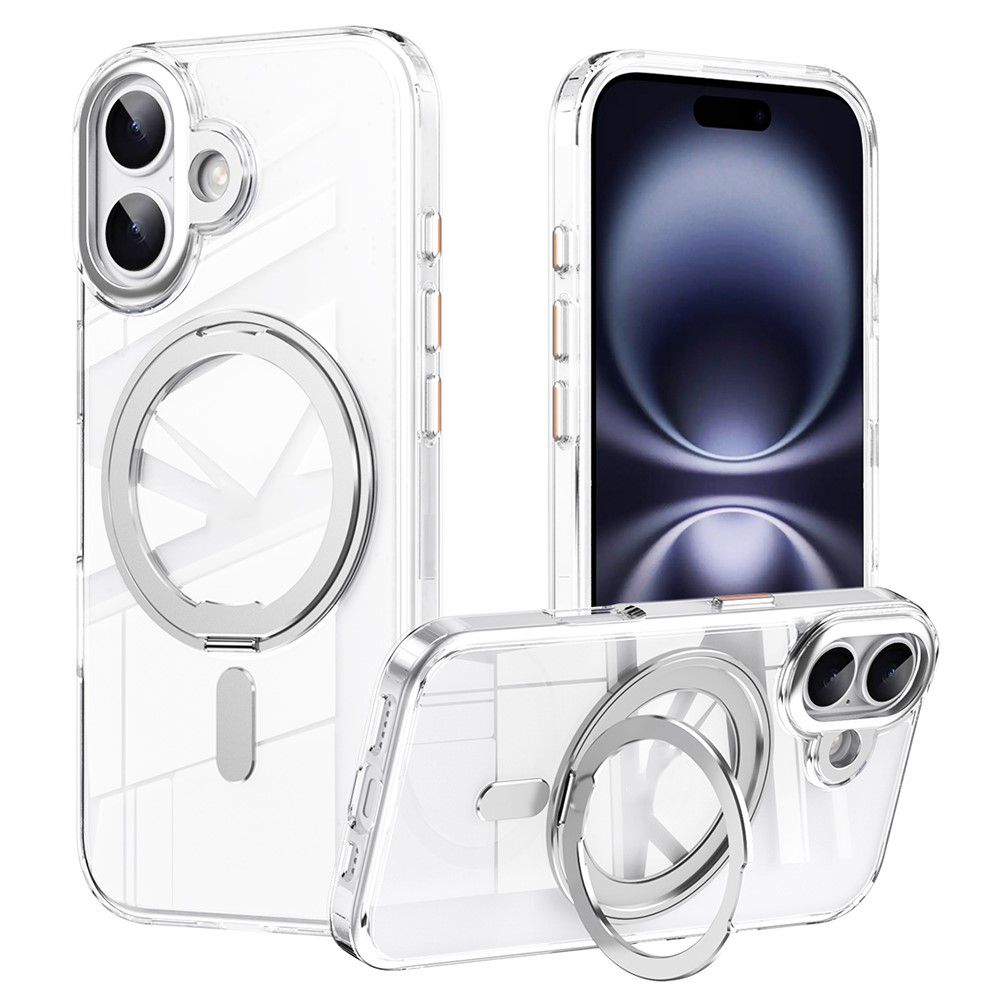 iPhone 17 - Acrylic Metal Kickstand With MagSafe Silver — estuche