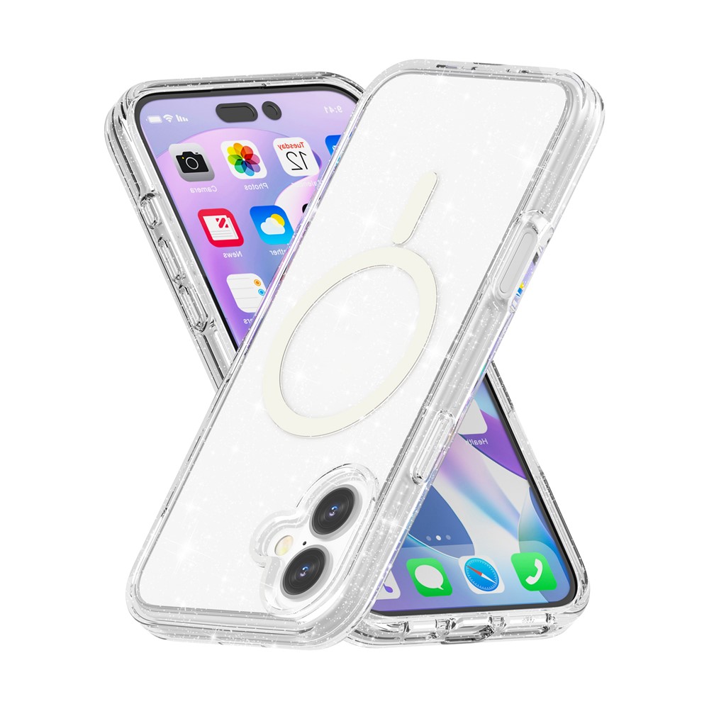 iPhone 17 - Glitter Powder With MagSafe Transparent — estuche (foto 4 de 7)