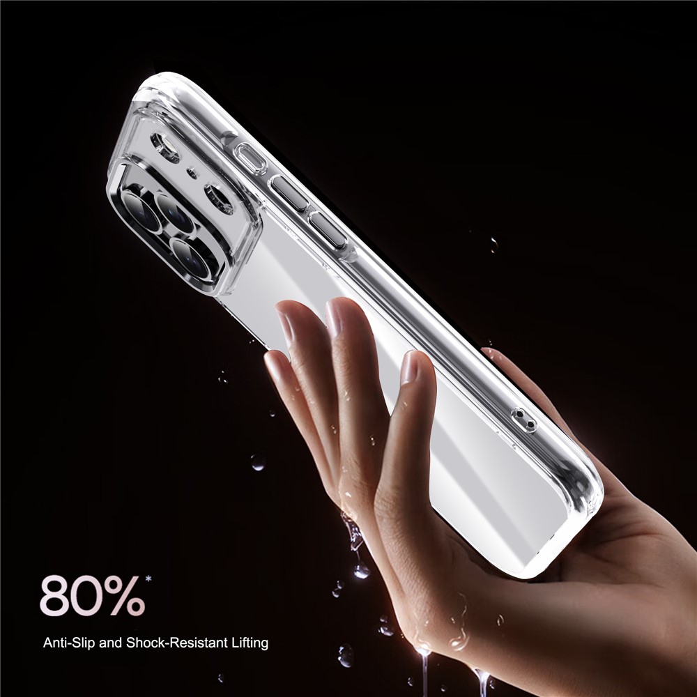 iPhone 17 Pro - IPAKY Metal Lens Shockproof Silver — estuche (foto 9 de 12)