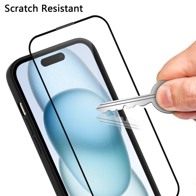 iPhone 17 Pro - WANLONFENG XC With Tempered Glass Transparent — estuche (foto 10 de 12)