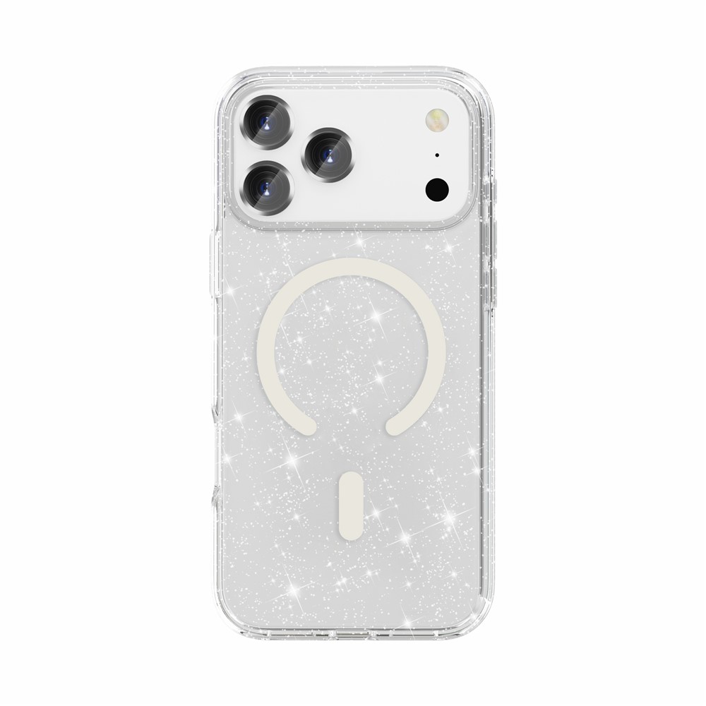 iPhone 17 Pro Max - Glitter Powder With MagSafe Transparent — estuche (foto 6 de 9)