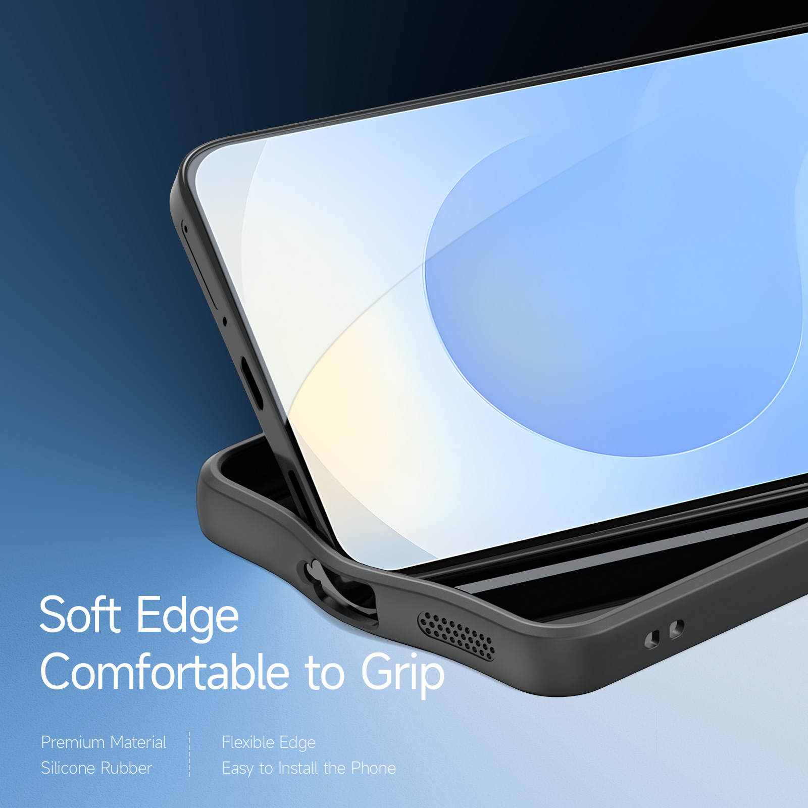 Samsung Galaxy S25 FE - DUX DUCIS Series Aimo Reach Certification Black — estuche (foto 7 de 9)