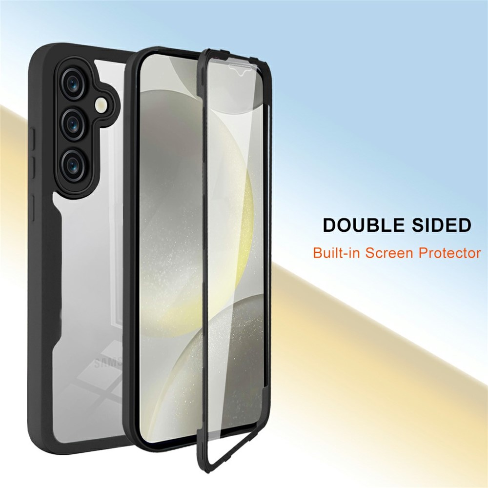 Samsung Galaxy S25 FE - TPU 360 With PET Screen Black — estuche (foto 2 de 7)
