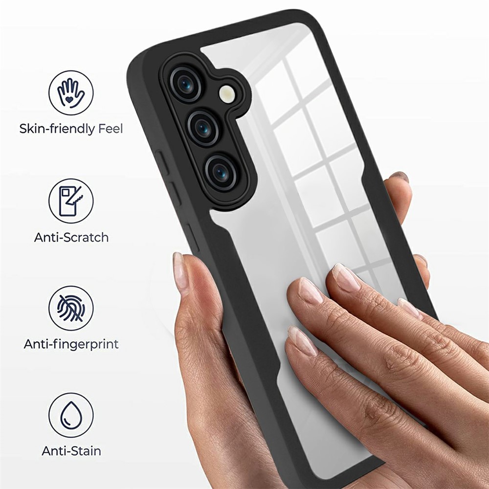 Samsung Galaxy S25 FE - TPU 360 With PET Screen Black — estuche (foto 4 de 7)