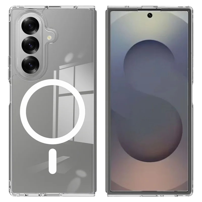 Samsung Galaxy Z Fold 7 - WANLONFENG Clear Case With MagSafe
