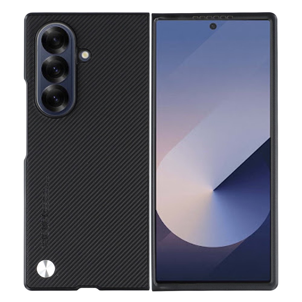 Samsung Galaxy Z Fold 7 - X-LEVEL Carbon Fiber Leather Black