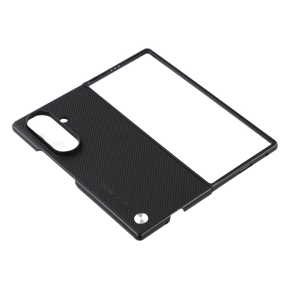 Samsung Galaxy Z Fold 7 - X-LEVEL Carbon Fiber Leather Black — estuche (foto 3 de 5)
